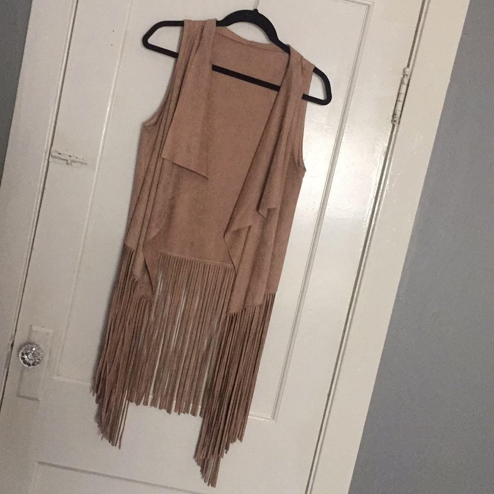 🦋2 for $30🦋 Suede Fringe Vest